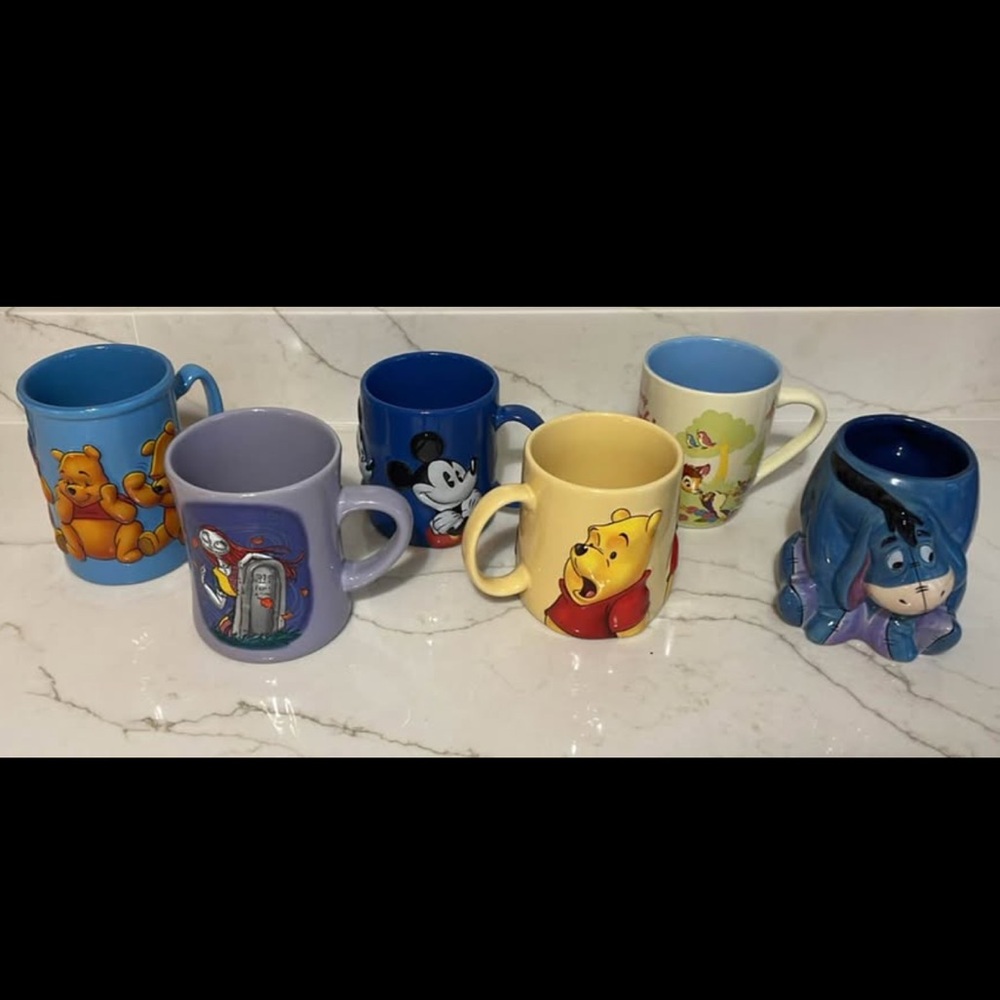 Ceramic Disney Colorful Character Mug Collection (one)